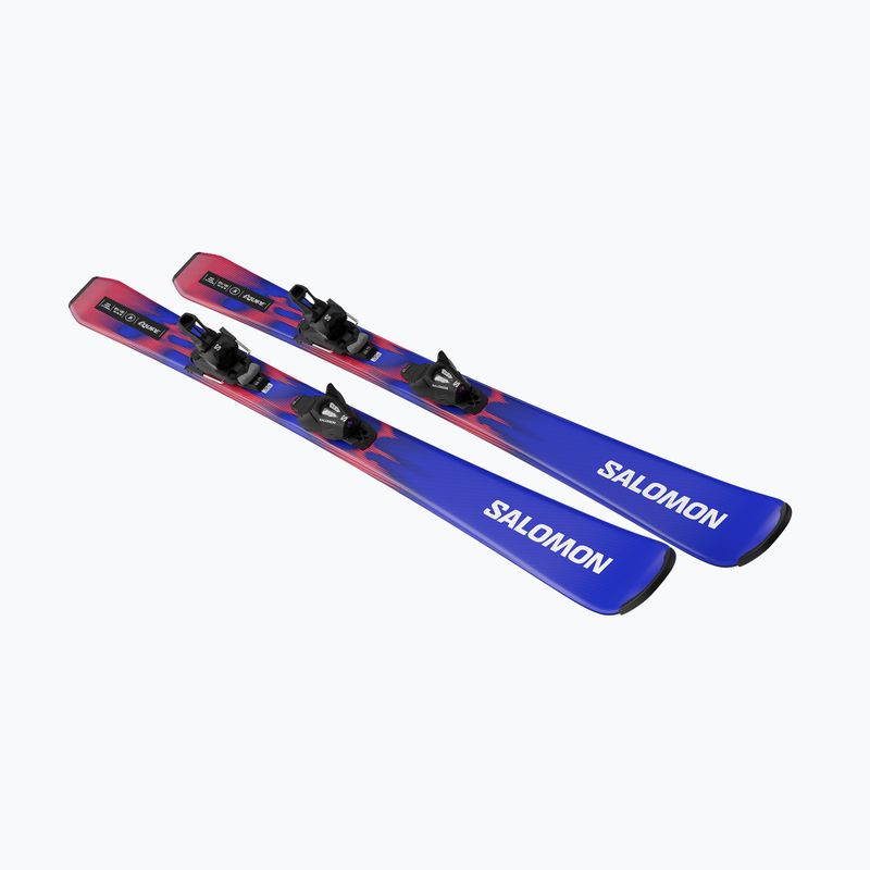 Dětské sjezdové lyže + vázání Salomon Equipe Jr M + C5 GW race blue/equipe red 4