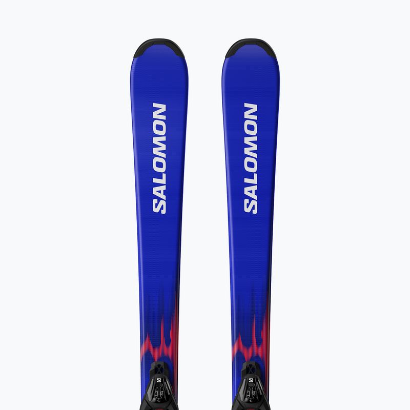 Dětské sjezdové lyže + vázání Salomon Equipe Jr M + L6 GW race blue/equipe red 5