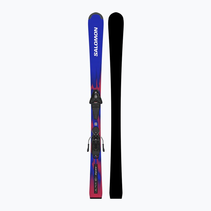 Dětské sjezdové lyže + vázání Salomon Equipe MT JR + L6 GW race blue/equipe red 3