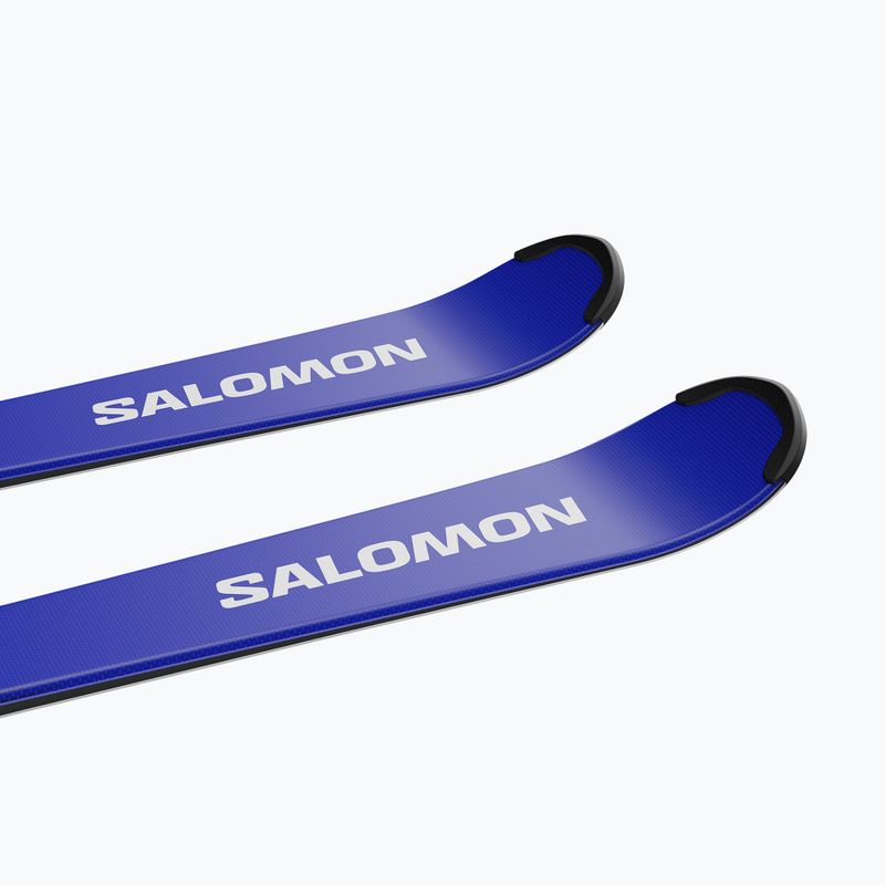 Dětské sjezdové lyže + vázání Salomon Equipe MT JR + L6 GW race blue/equipe red 6