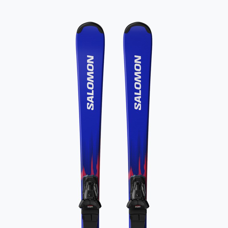 Dětské sjezdové lyže + vázání Salomon Equipe MT JR + M10 GW race blue/equipe red 5