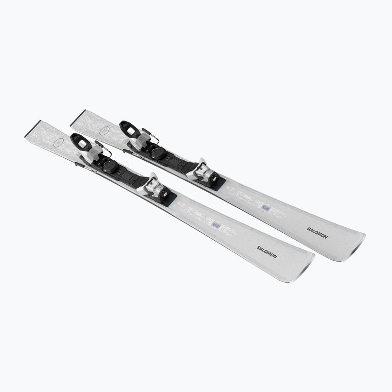 Dámské sjezdové lyže + vázání Salomon S/Max N°8 Silver + M10 GW silver met./glitter 3