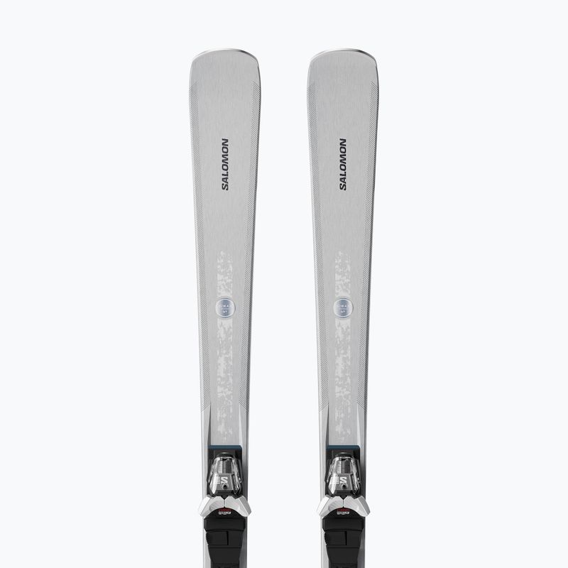 Dámské sjezdové lyže + vázání Salomon S/Max N°8 Silver + M10 GW silver met./glitter 4