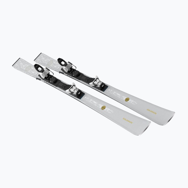 Dámské sjezdové lyže + vázání Salomon S/Max N°10 + M10 GW silver met/glitter 2
