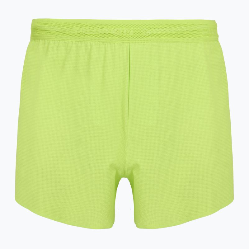 Pánské běžecké šortky Salomon Sense Aero SPLT 3 "acid lime"