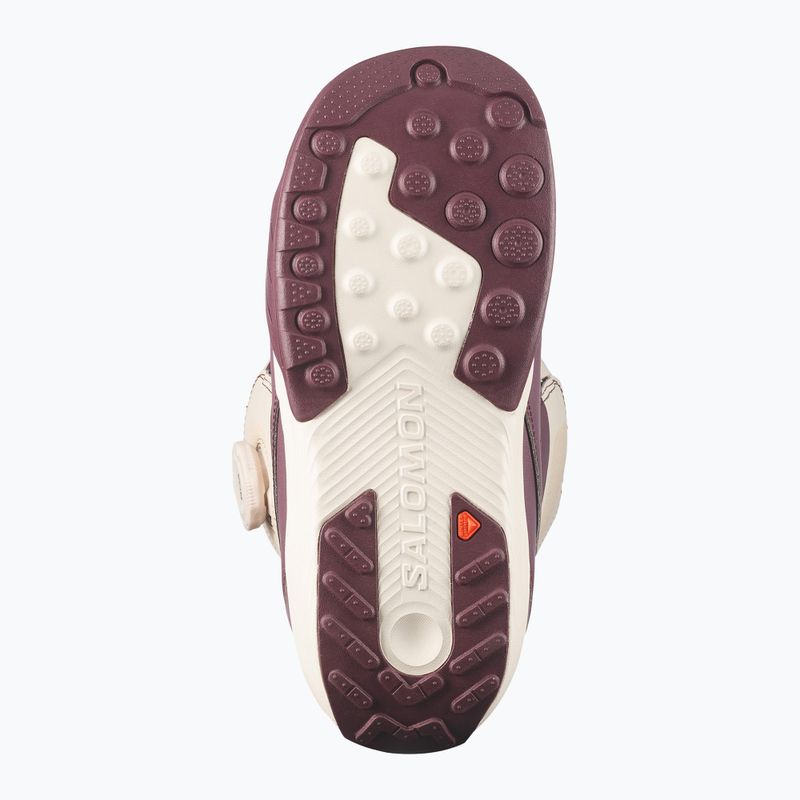 Dámské snowboardové boty Salomon Kiana Dual Boa W huckleberry/dawn pink/almond milk 4
