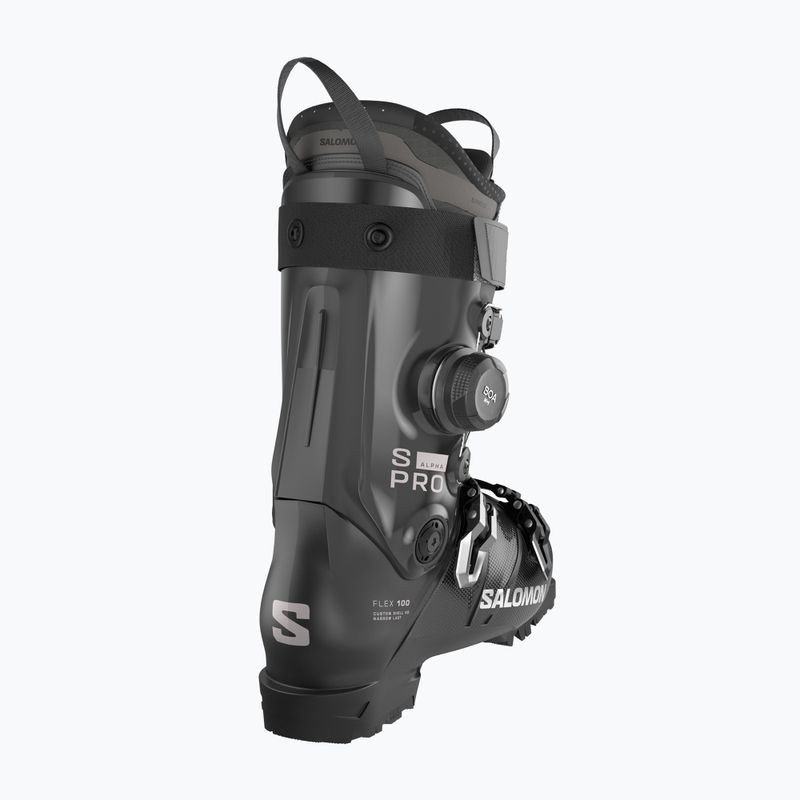 Pánské lyžařské boty Salomon S/Pro Alpha C Boa 100 black/dark gray met./silver met. 4