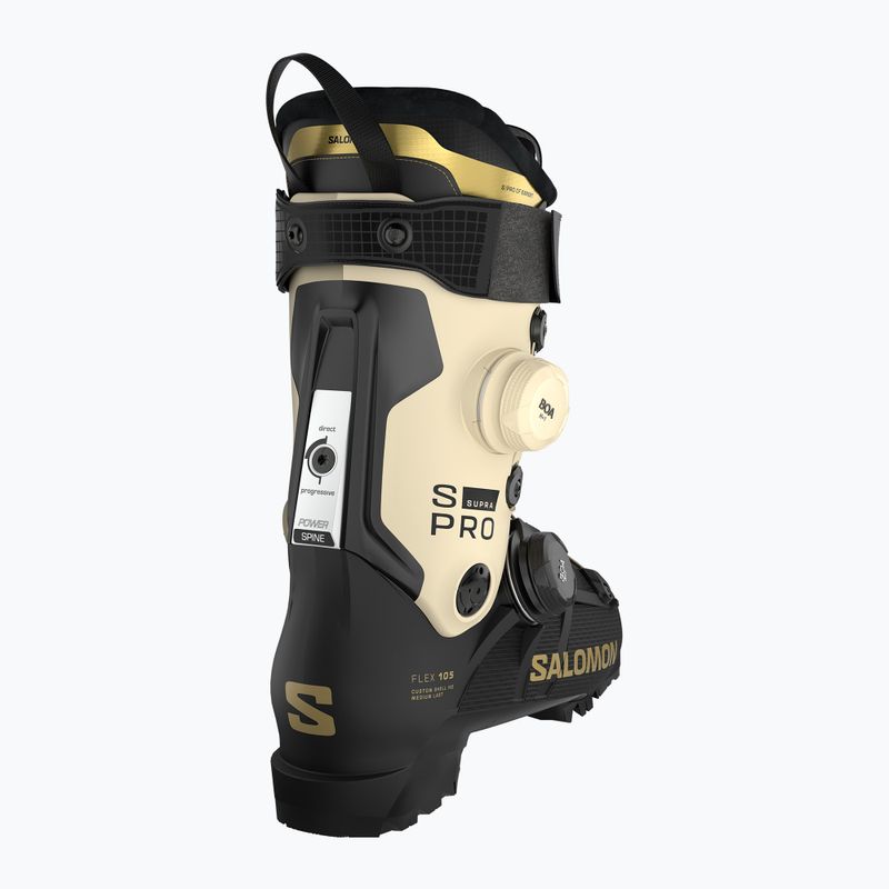Dámské lyžařské boty Salomon S/PRO Supra Dual Boa 105 W black/ birch/gold met 2