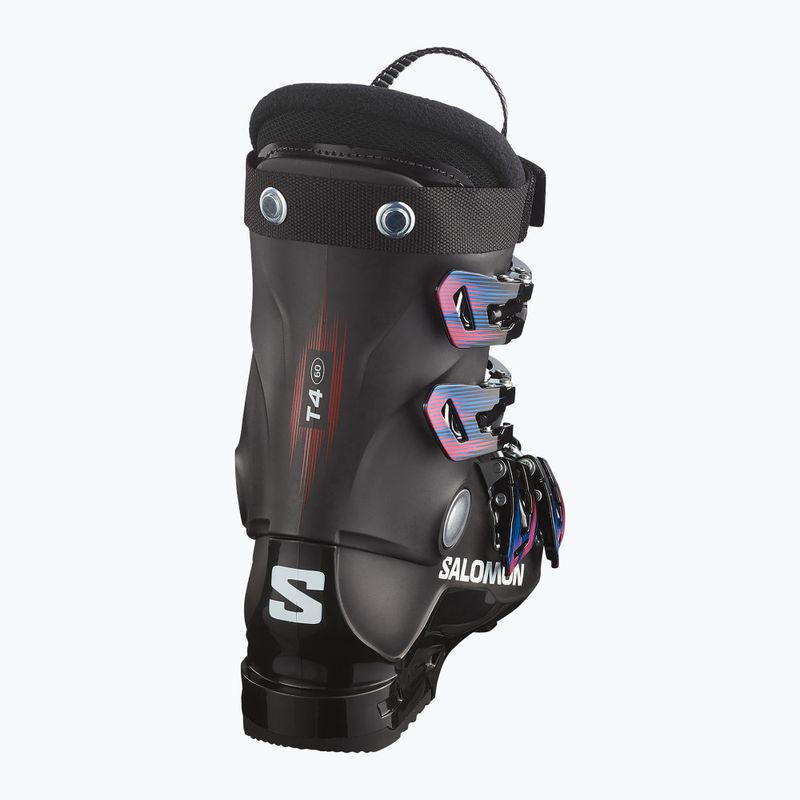 Dětské lyžařské boty Salomon T4 L Jr black/black/white 3