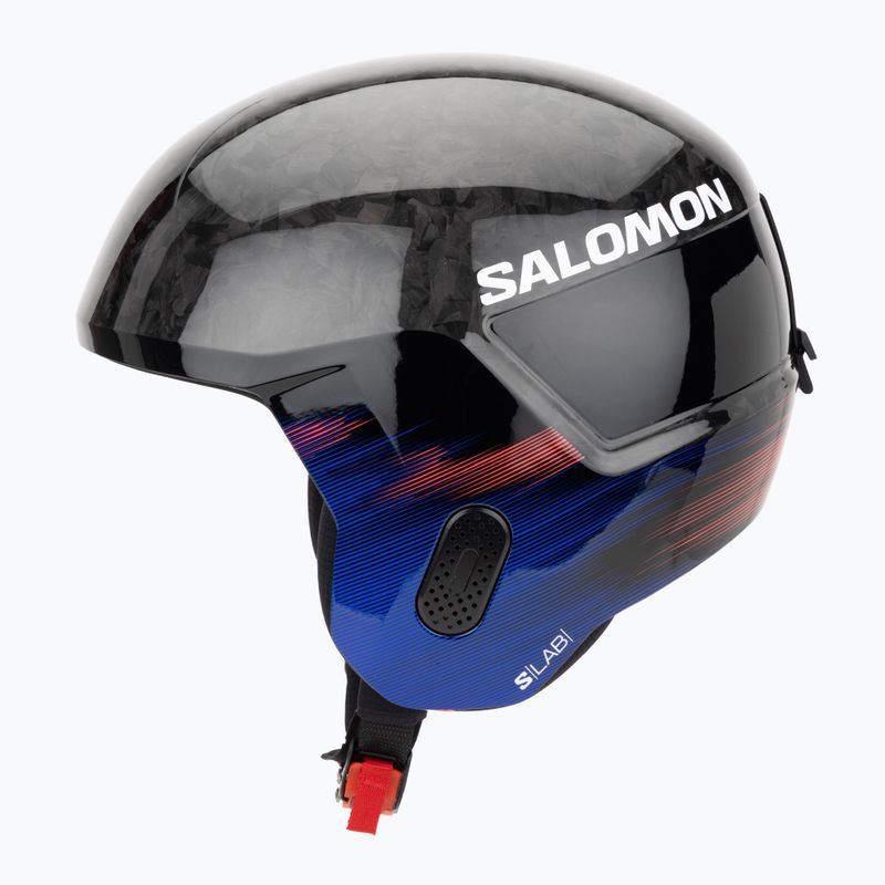 Lyžařská helma Salomon S/Lab Equipe FIS MIPS black/race blue 3