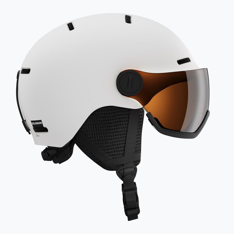 Dětská lyžařská helma Salomon Orka Visor Jr S2 white 2