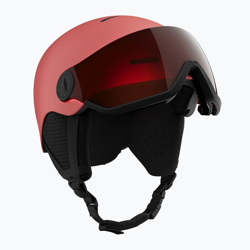 Dětská lyžařská helma Salomon Orka Visor Jr S2 sun kissed coral 2