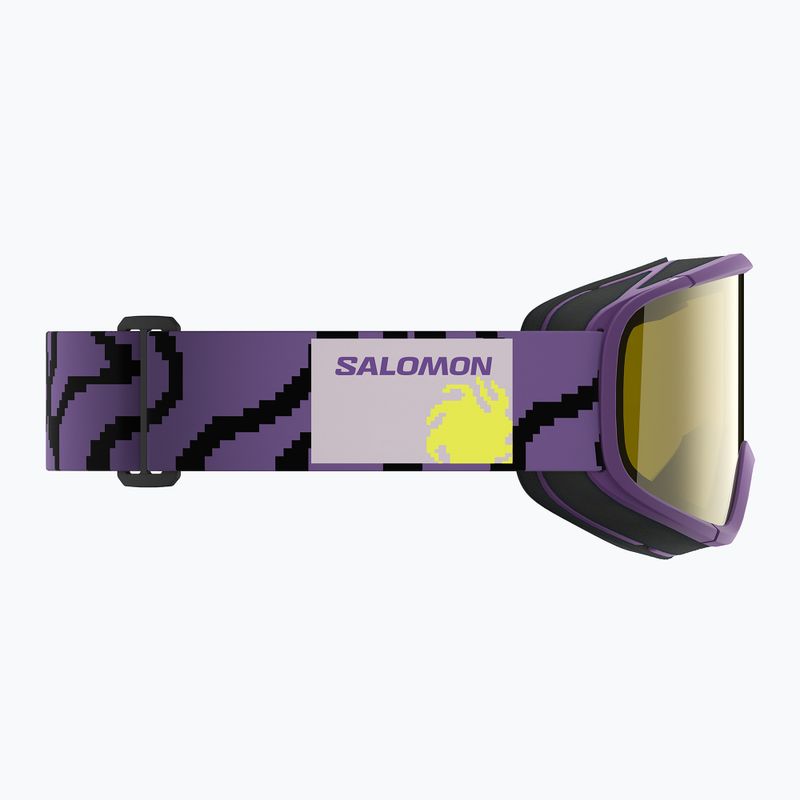 Dětské lyžařské brýle Salomon Lumi Acces Jr S1 pansy/flash yellow 5