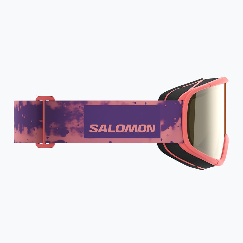 Dětské lyžařské brýle Salomon Lumi Acces Jr S2 sun kissed coral/flash gold 5