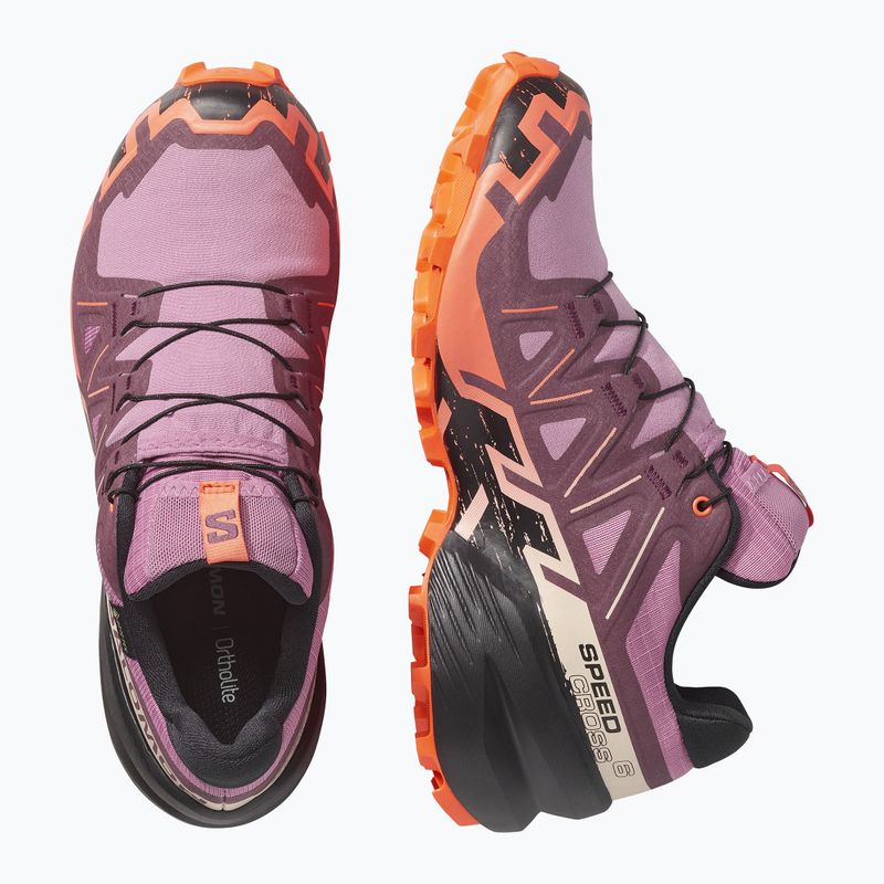 Dámské běžecké boty Salomon Speedcross 6 GTX dusky orchid/huckleberry 4