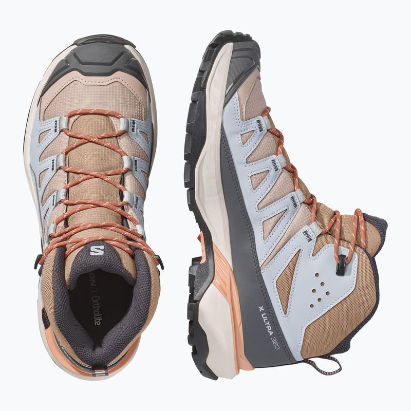 Dámské trekové boty Salomon X Ultra 360 MID GTX oxford tan/pearl blue 6