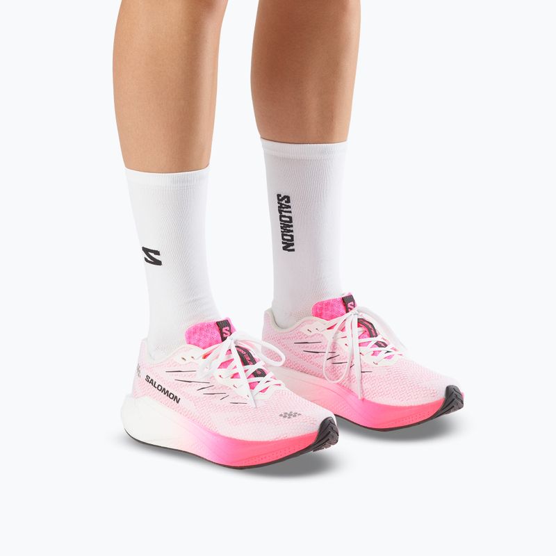 Dámské běžecké boty Salomon Aero Blaze 4 white/knockout pink 5