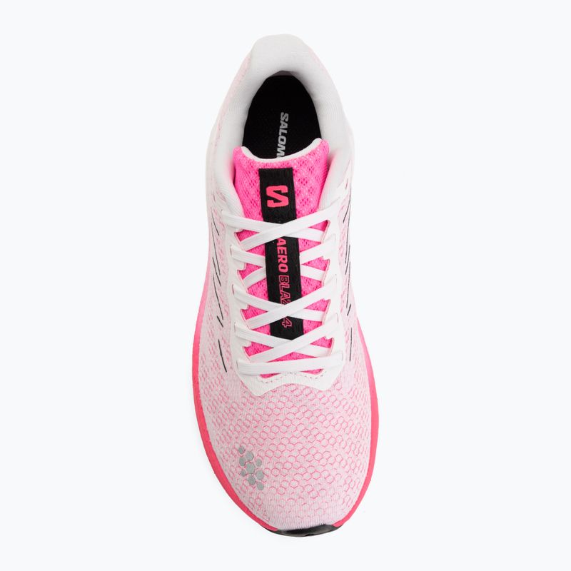 Dámské běžecké boty Salomon Aero Blaze 4 white/knockout pink 5