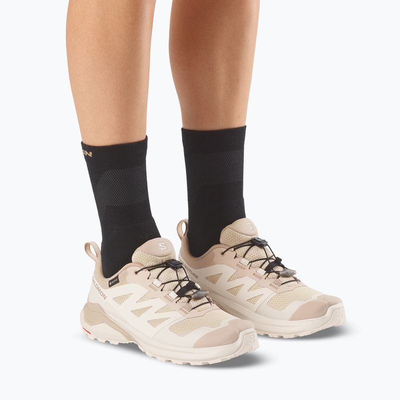 Dámské trekové boty Salomon X-Adventure GTX Safari/Almond Milk/Desert 5
