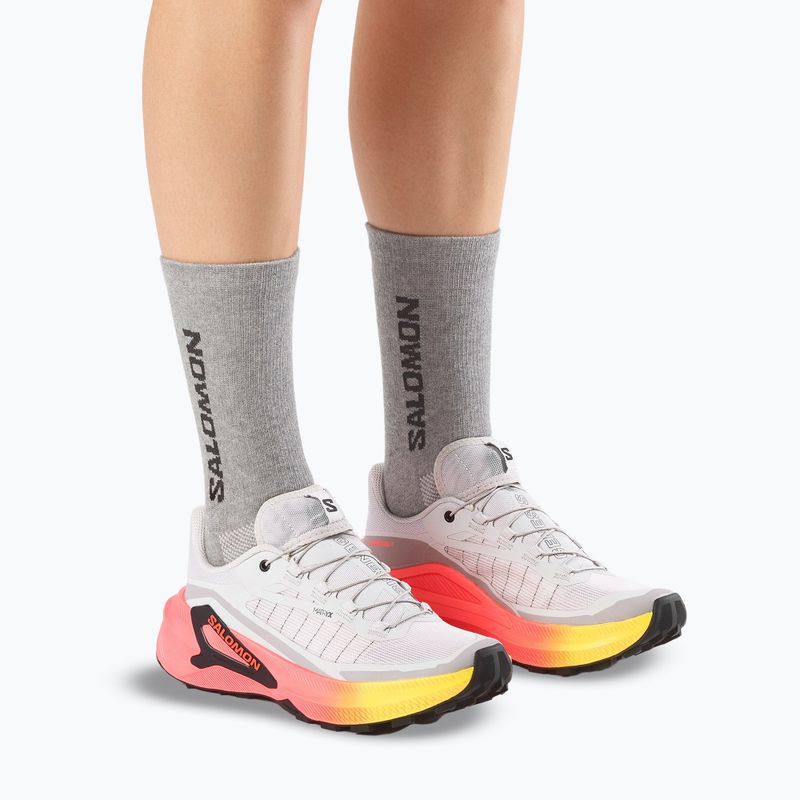 Dámské běžecké boty Salomon Genesis 2 gray violet/safety yellow 6