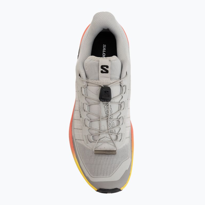 Dámské běžecké boty Salomon Genesis 2 gray violet/safety yellow 5