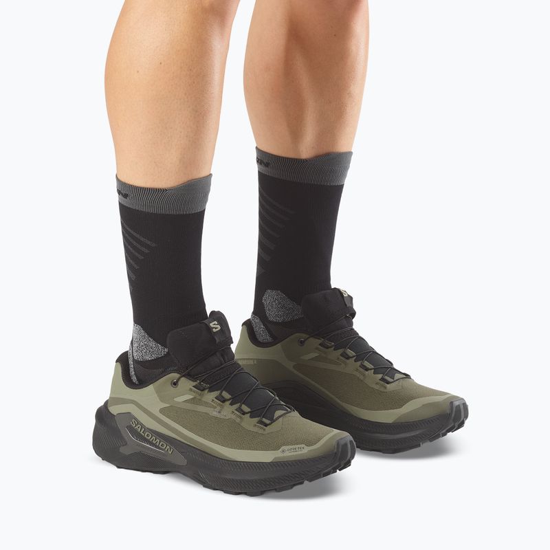 Pánské běžecké boty Salomon Genesis 2 GTX grape leaf/black 5