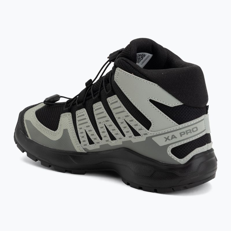 Dětské turistické boty Salomon XA PRO MID Waterproof black/sedona sage 3
