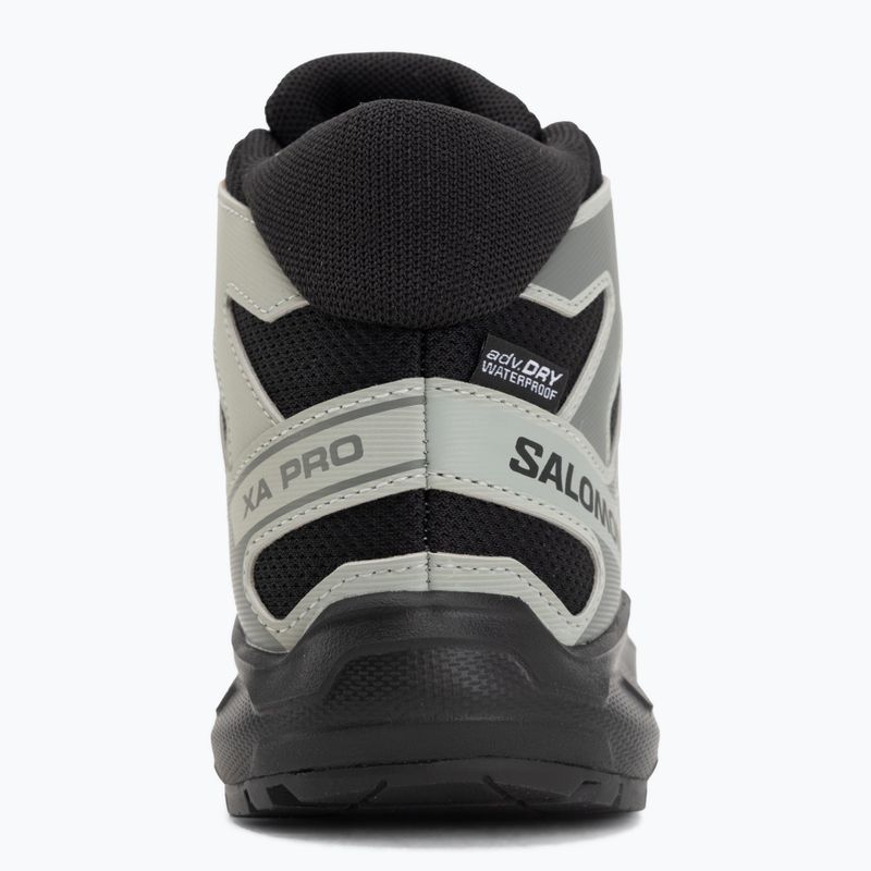 Dětské turistické boty Salomon XA PRO MID Waterproof black/sedona sage 6