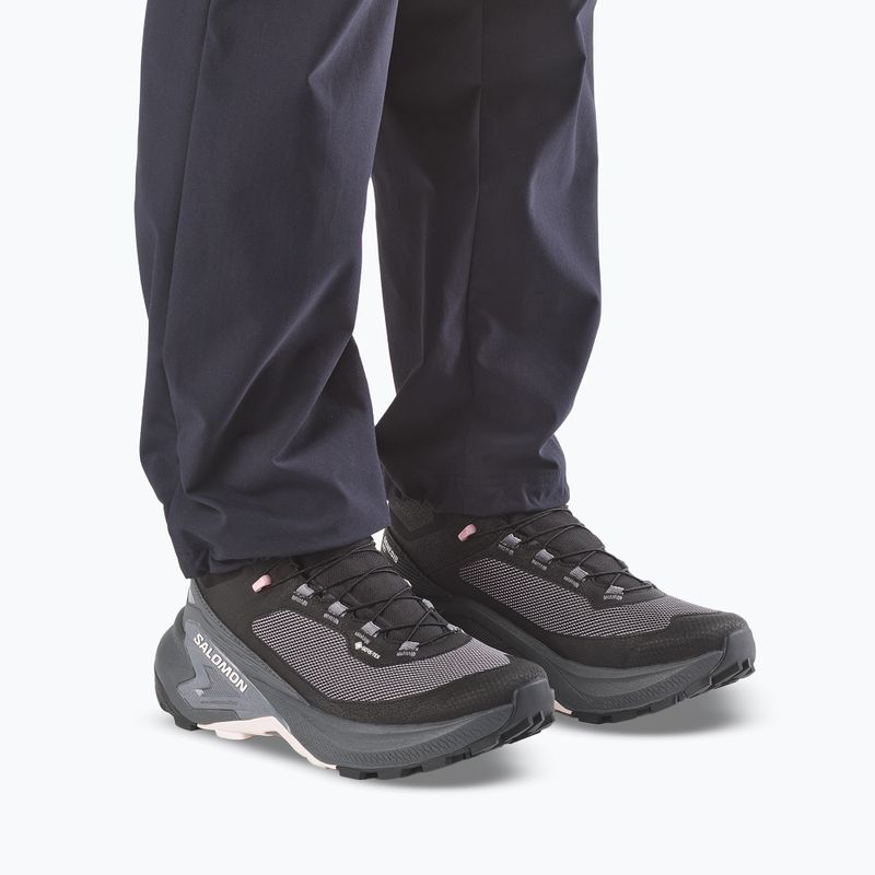 Dámské turistické boty Salomon Genesis Mid GTX black/dawn pink 5