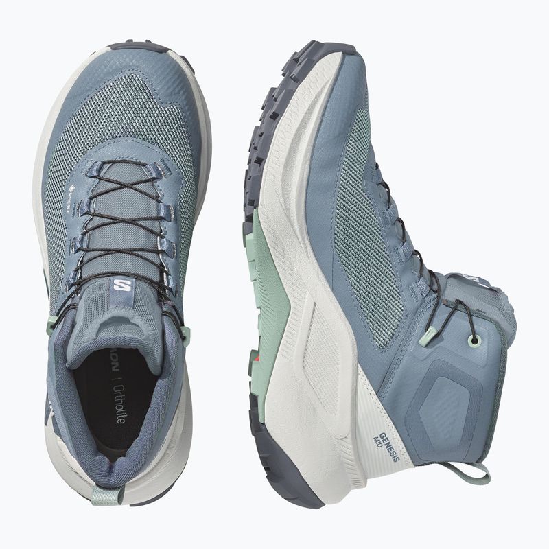 Dámské turistické boty Salomon Genesis Mid GTX grisaille/green milieu 3