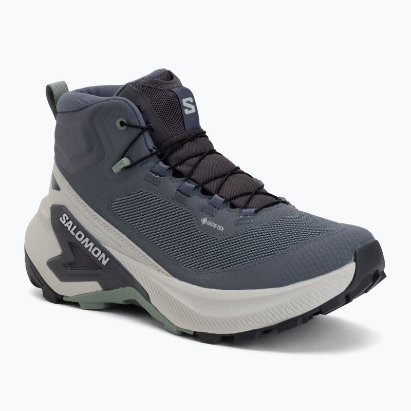 Dámské turistické boty Salomon Genesis Mid GTX grisaille/green milieu