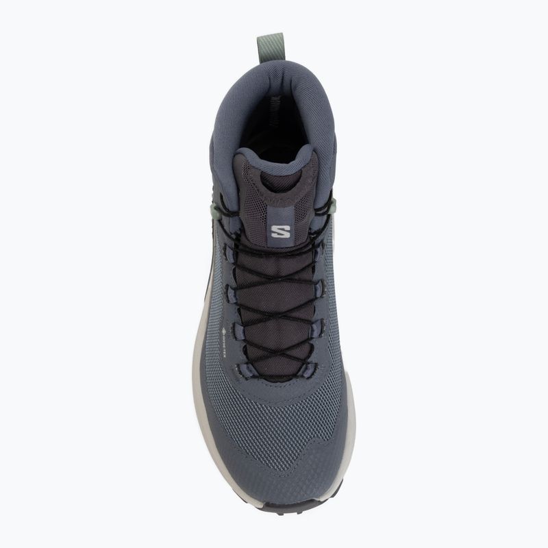 Dámské turistické boty Salomon Genesis Mid GTX grisaille/green milieu 5