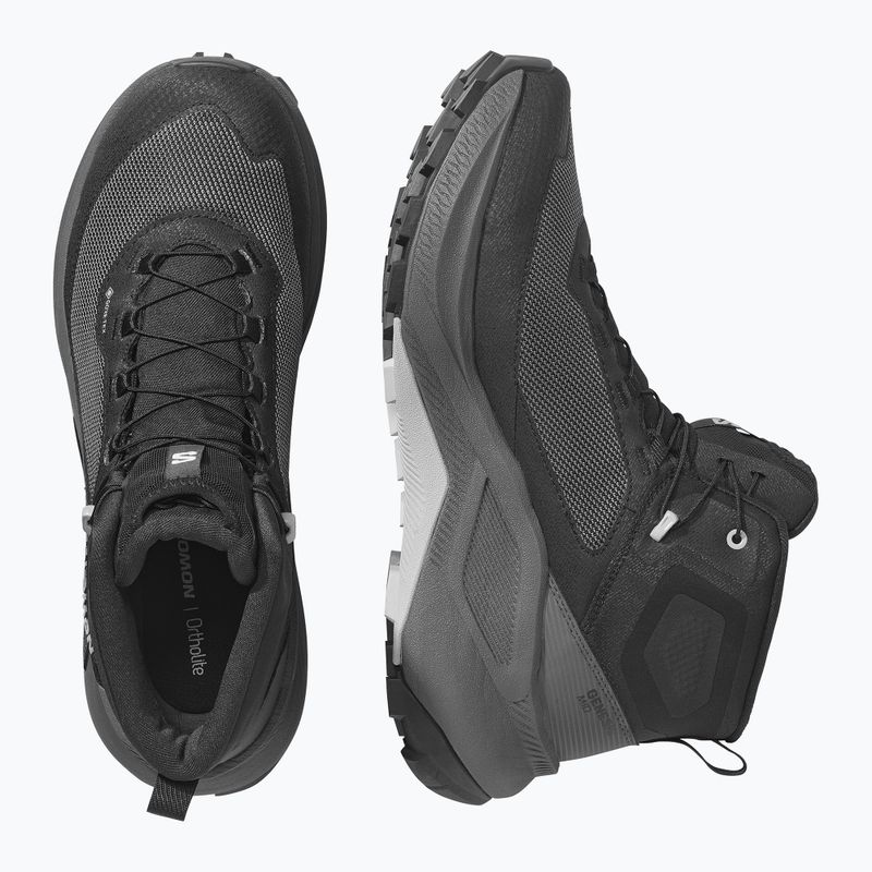 Pánské turistické boty Salomon Genesis Mid GTX black/asphalt 3