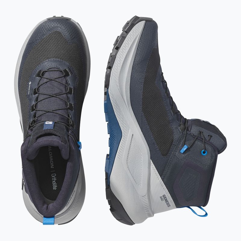 Pánské turistické boty Salomon Genesis Mid GTX dark navy/spellbound 3