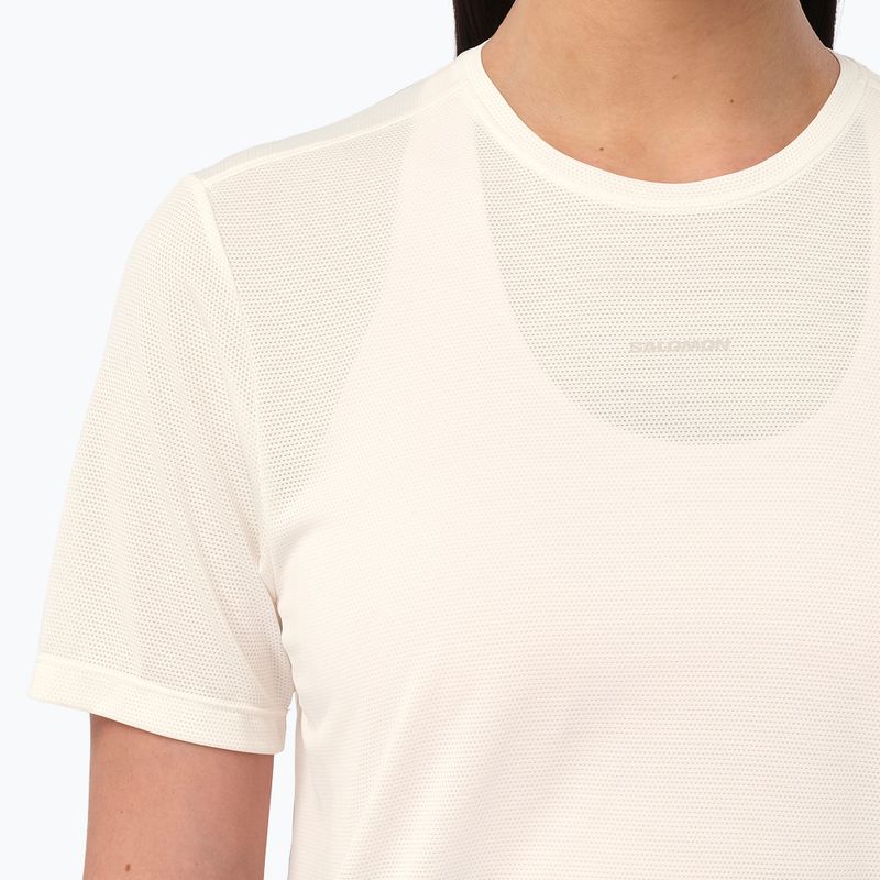 Dámské běžecké tričko Salomon Shakeout Core GFX SS Tee whisper white/pink frosting 3