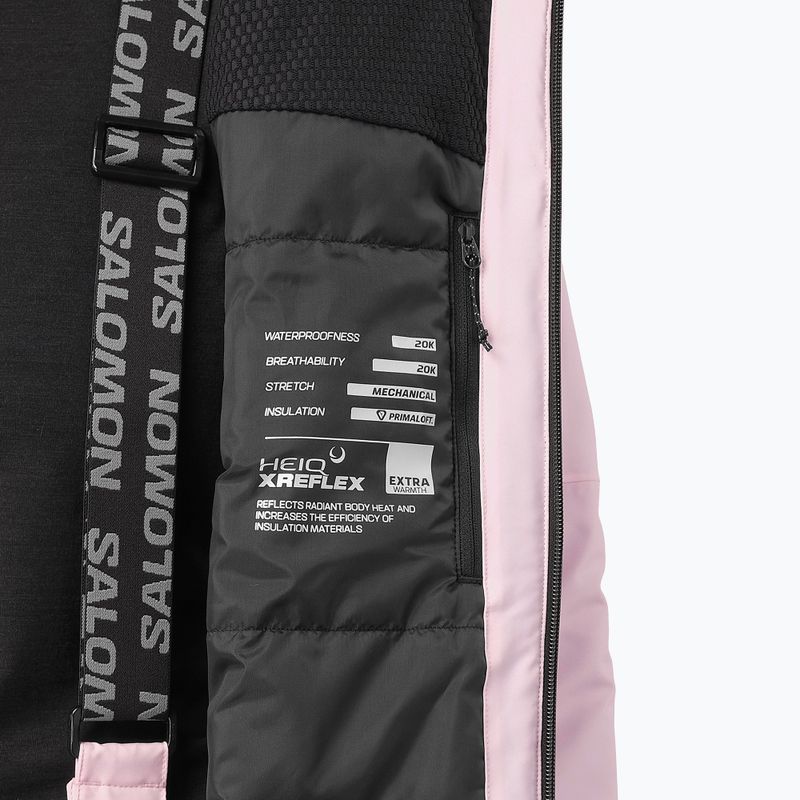Dámská lyžařská bunda Salomon Brilliant 2.0 icy pink 6