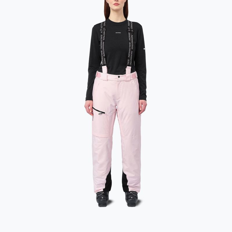 Dámské lyžařské kalhoty Salomon Brilliant icy pink