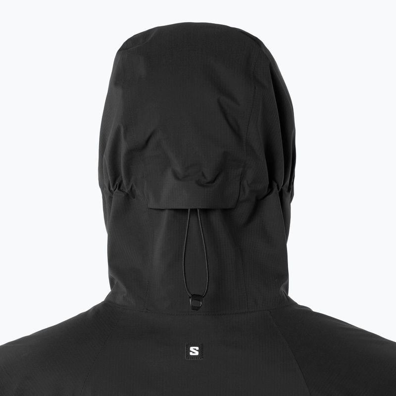 Pánská nepromokavá bunda Salomon Outquest 2.5L deep black 3