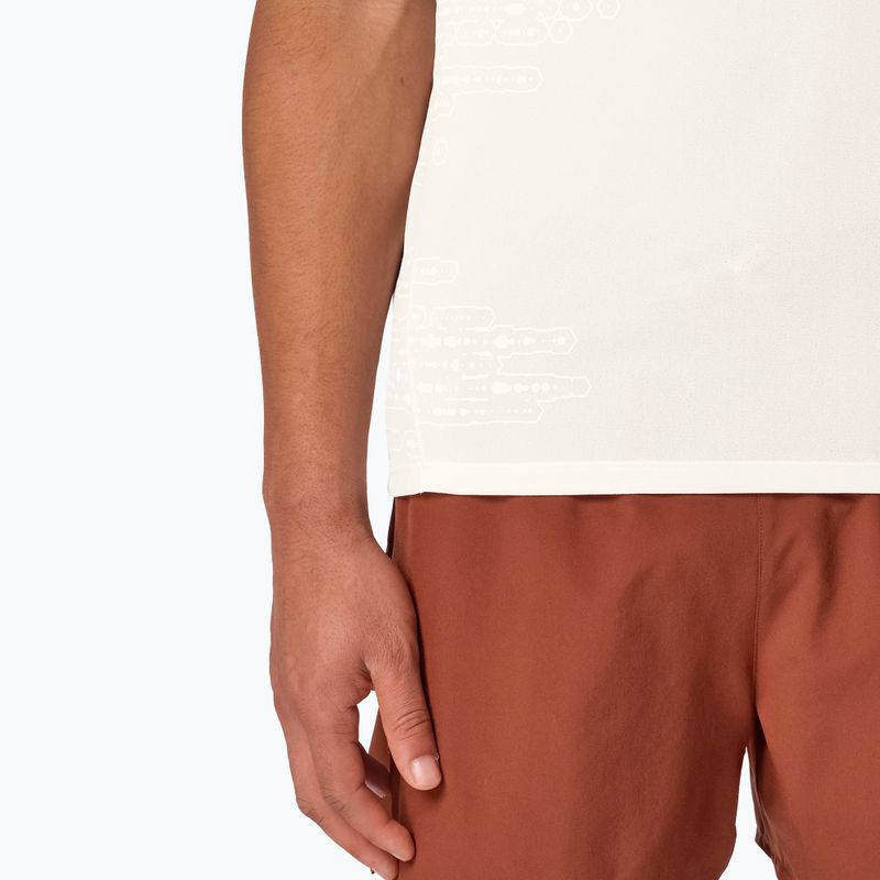 Pánské běžecké tričko Salomon Sense Aero GFX Tee SS whisper white/raind day/bright white 3