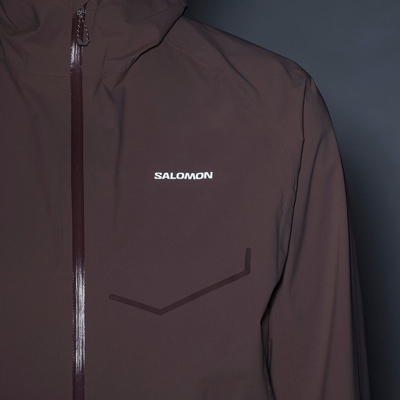 Dámská běžecká bunda Salomon Bonatti Waterproof antler 8