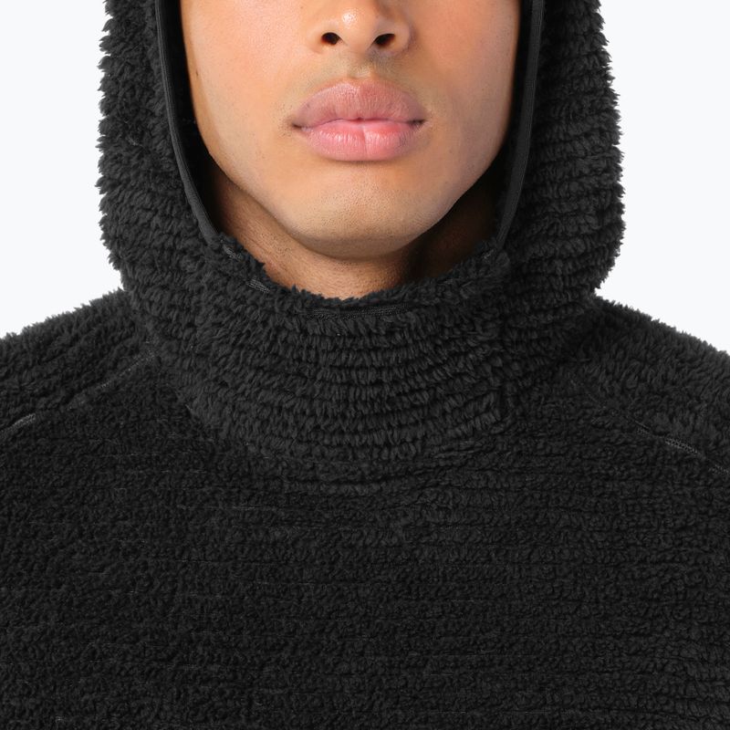 Pánská fleecová mikina Salomon Thernova Fleece Hoodie deep black 3