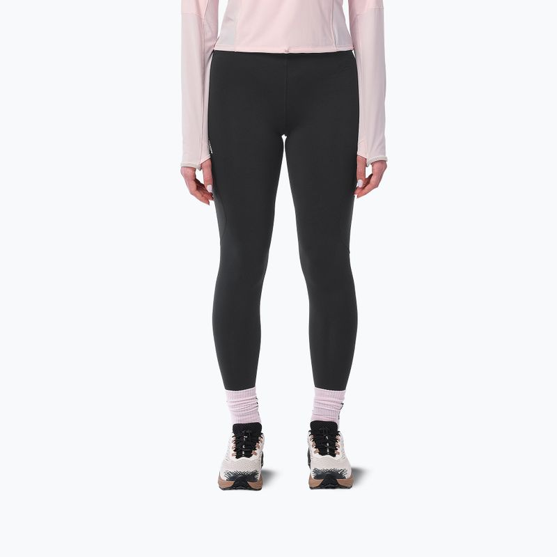 Dámské běžecké legíny Salomon Shakeout Core Warm Tights deep black