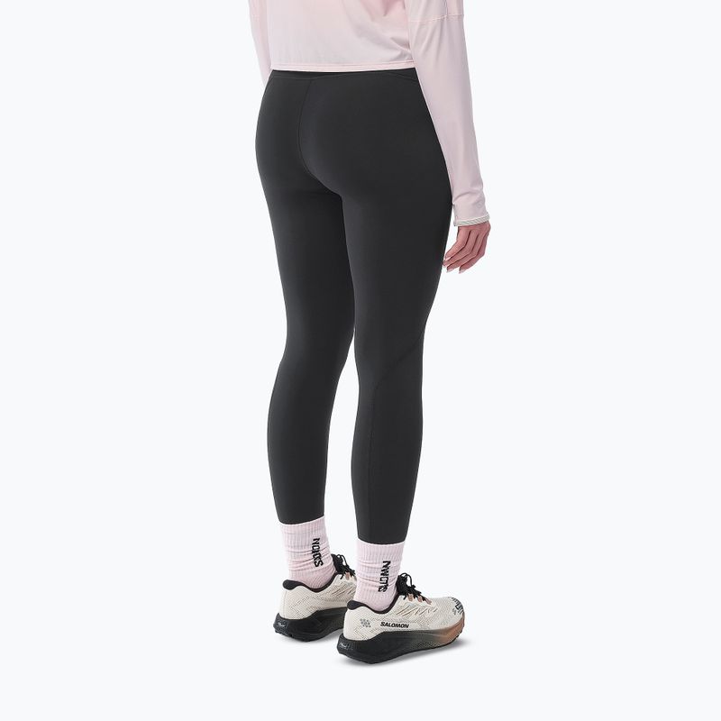 Dámské běžecké legíny Salomon Shakeout Core Warm Tights deep black 2