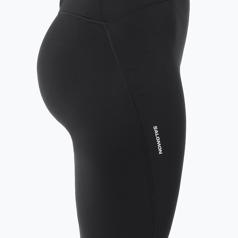 Dámské běžecké legíny Salomon Shakeout Core Warm Tights deep black 3