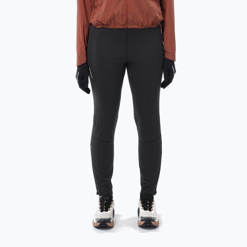 Dámské běžecké legíny Salomon Sense Softshell Tights deep black