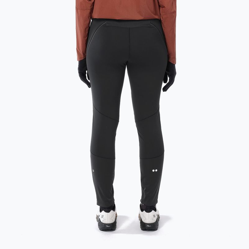 Dámské běžecké legíny Salomon Sense Softshell Tights deep black 2