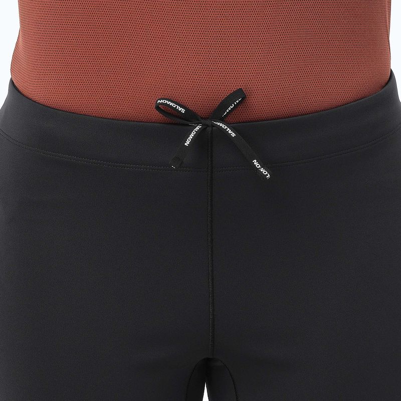 Dámské běžecké legíny Salomon Sense Softshell Tights deep black 3