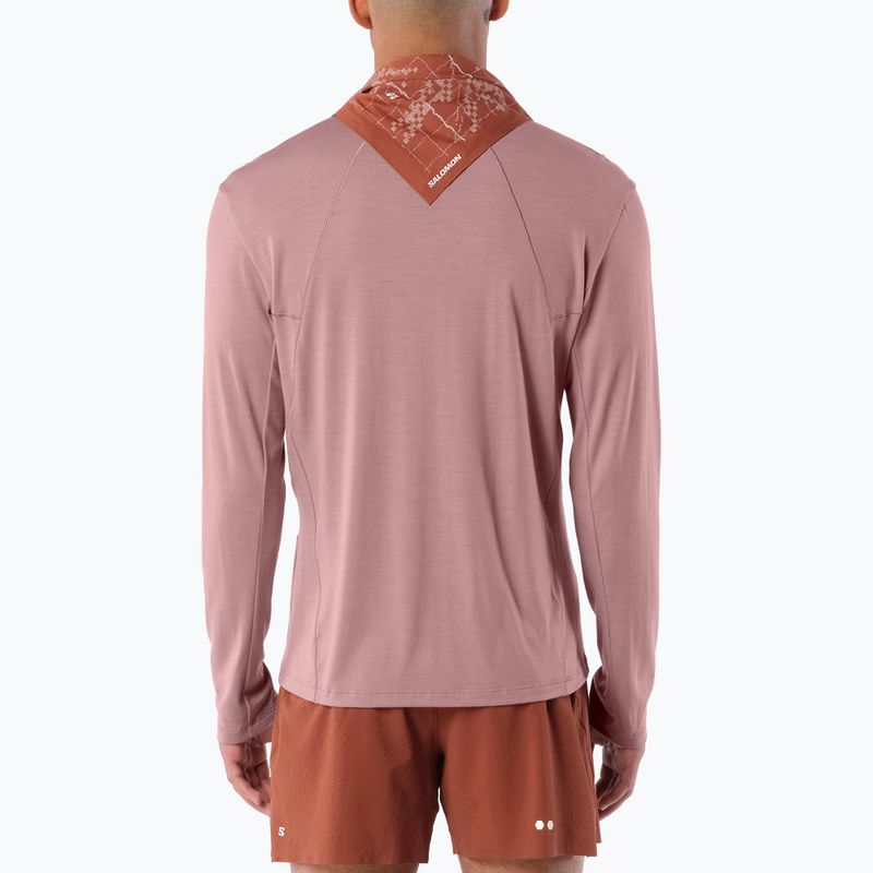 Pánské běžecké tričko Longsleeve Salomon Sense Merino Tee LS antler 3