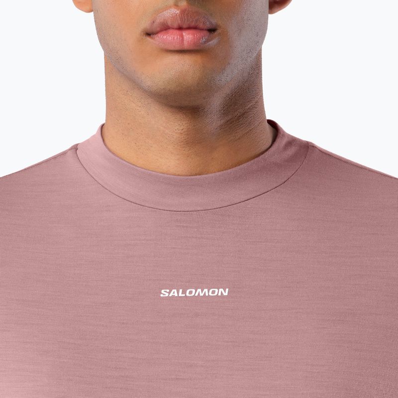 Pánské běžecké tričko Longsleeve Salomon Sense Merino Tee LS antler 4