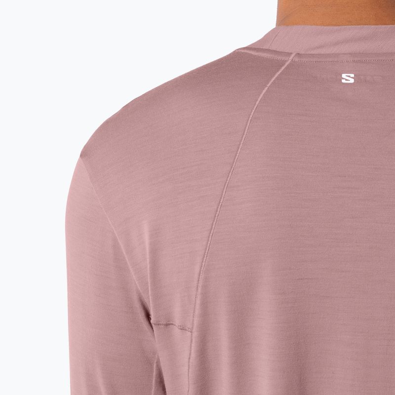 Pánské běžecké tričko Longsleeve Salomon Sense Merino Tee LS antler 5